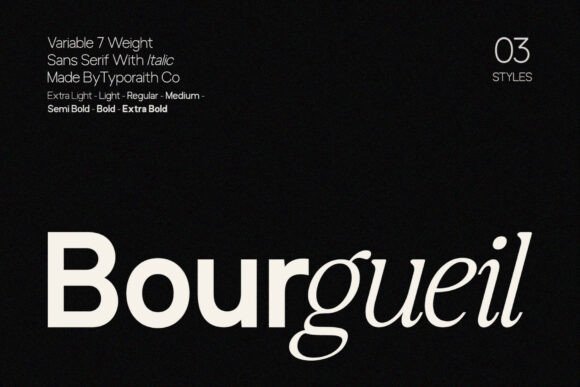 Bourgueil Font: Elegant Typography and Design Ideas