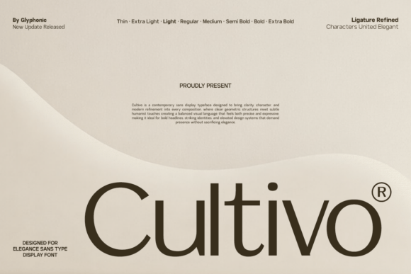 Cultivo Font: Creative Typography for Brand Design