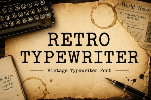 Using Retro Typewriter Fonts in Creative Projects